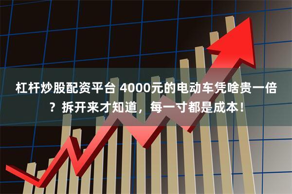 杠杆炒股配资平台 4000元的电动车凭啥贵一倍？拆开来才知道，每一寸都是成本！