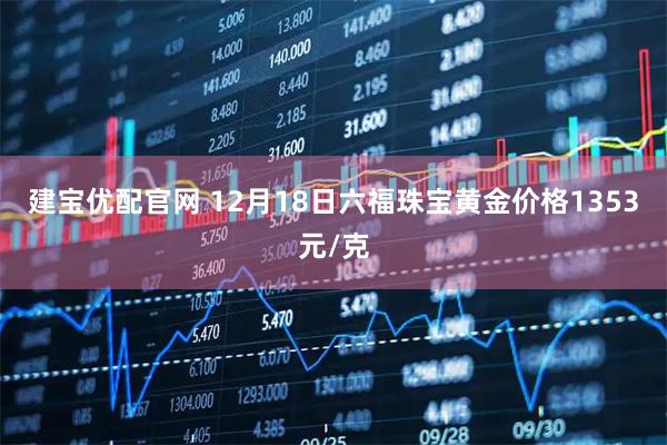 建宝优配官网 12月18日六福珠宝黄金价格1353元/克