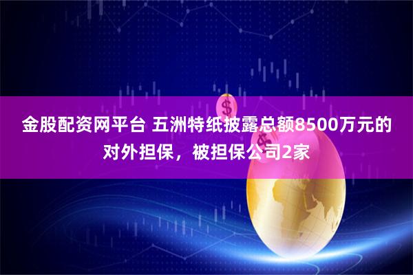 金股配资网平台 五洲特纸披露总额8500万元的对外担保，被担保公司2家